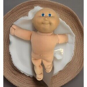 Cabbage Patch Baby Doll Preemie Appalachian Coleco Bald Blue Eyes 1978 1982